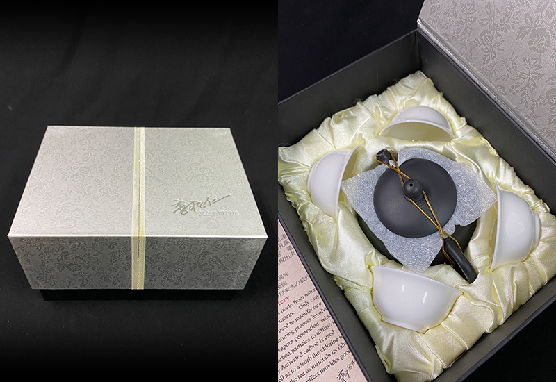 存仁堂 夾碳黑陶西施壺組